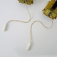 Pair of minimalist vintage wall lamps 50/60