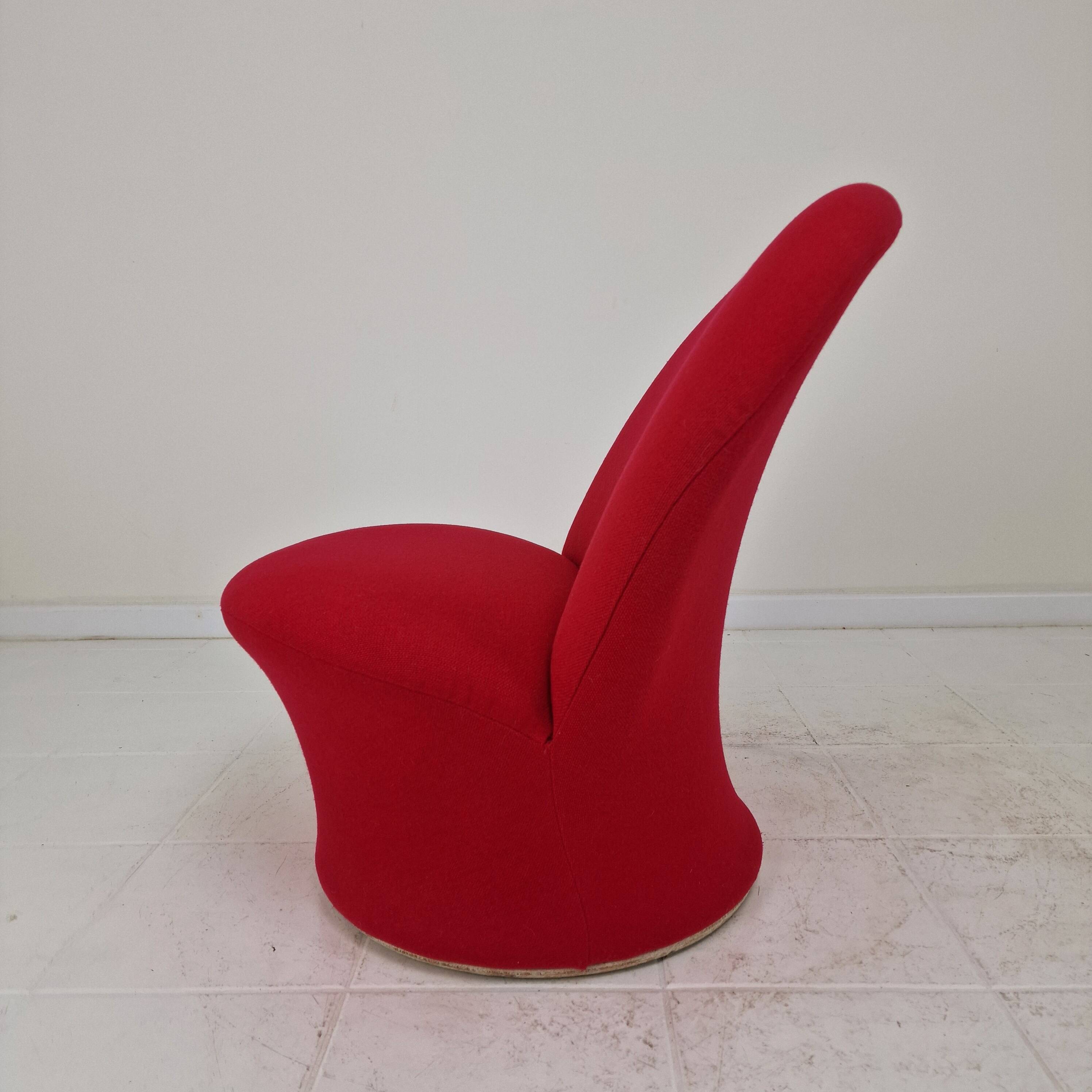 Artifort Model F572 Lounge Chair by Pierre Paulin 1967, Sculptural Masterpi