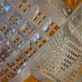 Pair of bohemian crystal vases.