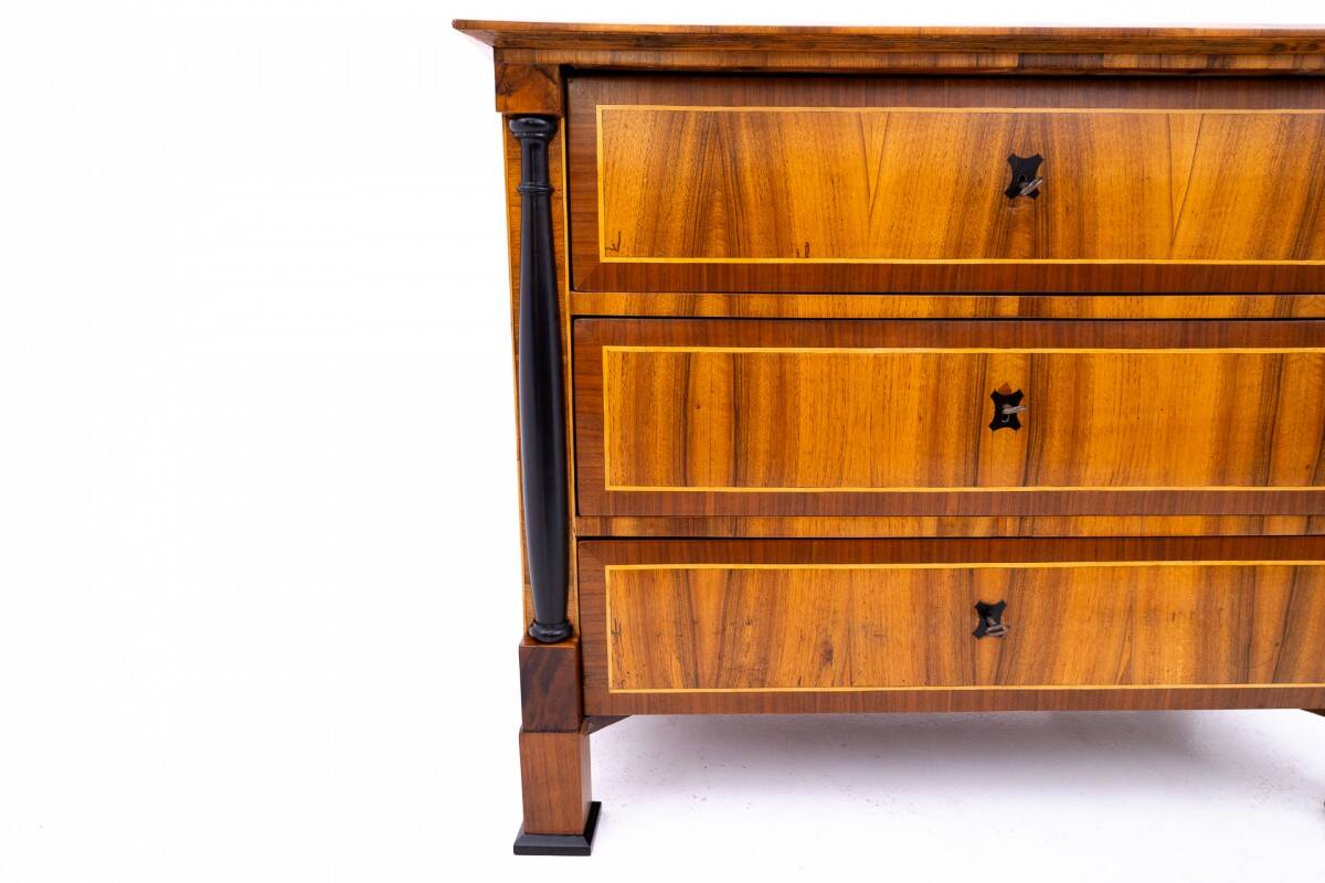Antique chest of drawers, Northern Europe, around 1850. After renovation.