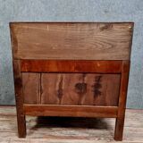 Commode bureau style Louis XV en noyer massif circa 1880