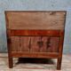 Commode bureau style Louis XV en noyer massif circa 1880