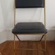 Set of 2 folding chairs in skai and metal