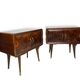 Tables de chevet, années 1950