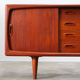 Teak credence of H.P. Hansen Denmark 1950s