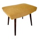 Mid-Century Stool with New Upholstery, Czechoslovakia, 1970's