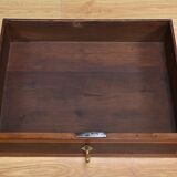 Console in mahogany and marble, Louis XVI period – late 18th century.