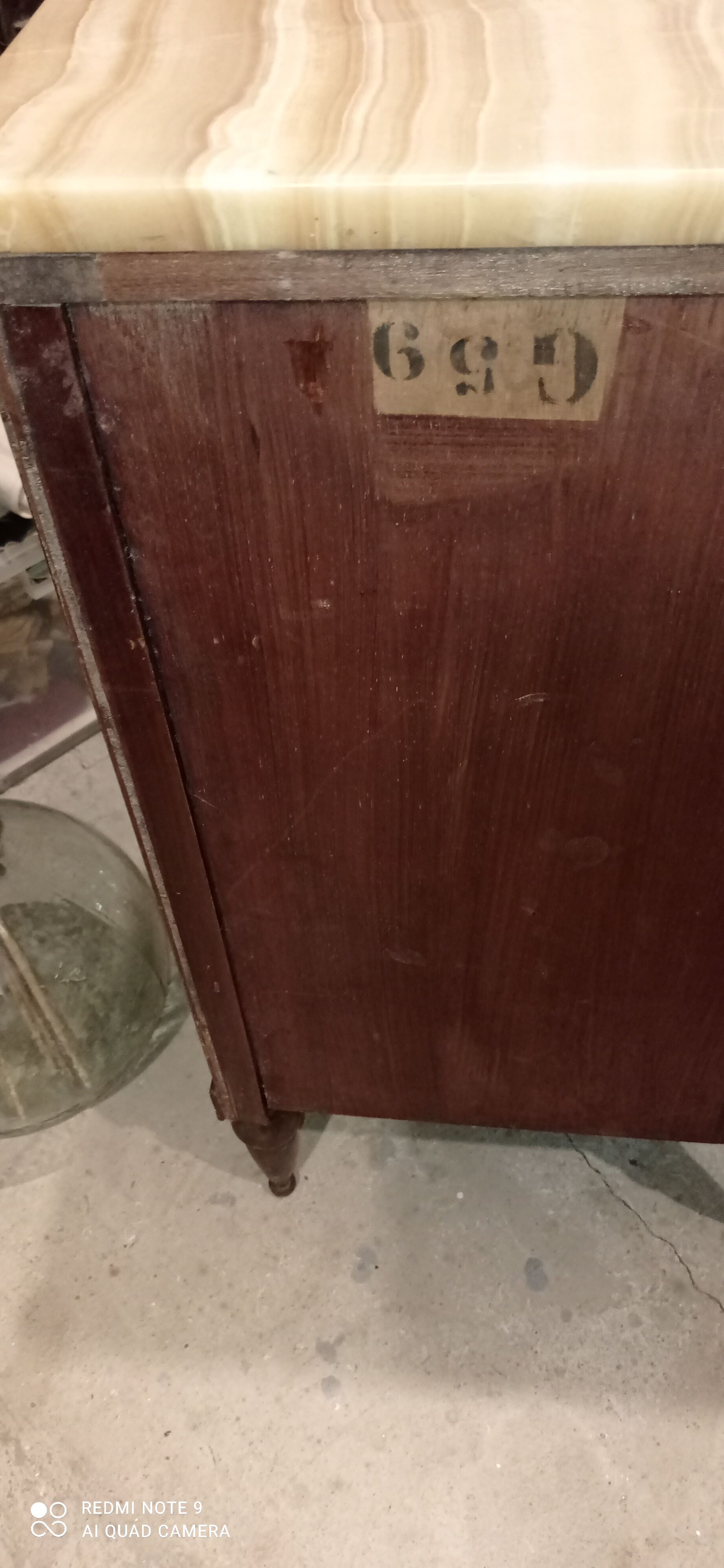 Antique entryway or bedside cabinet