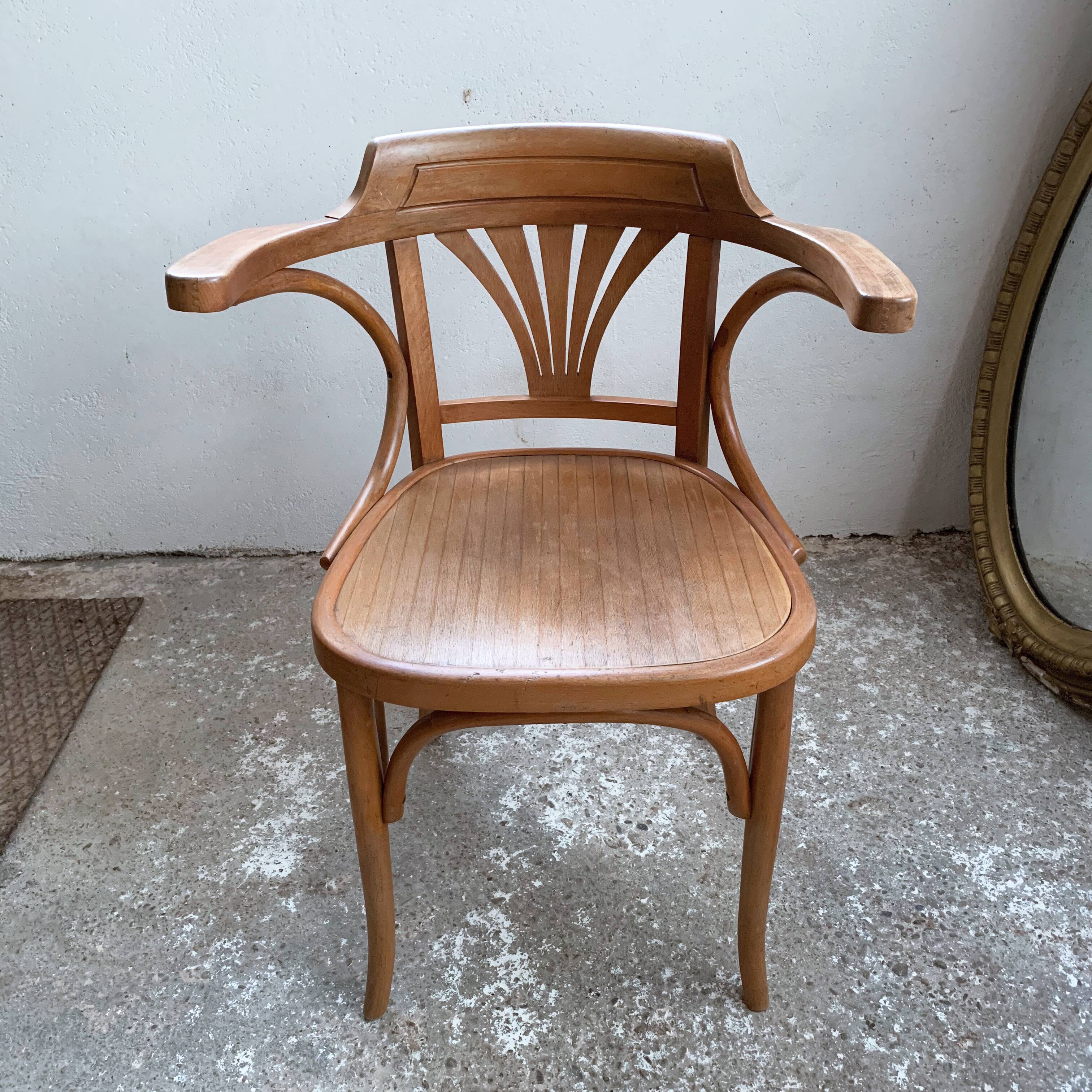 Baumann model Jugendstil office chair