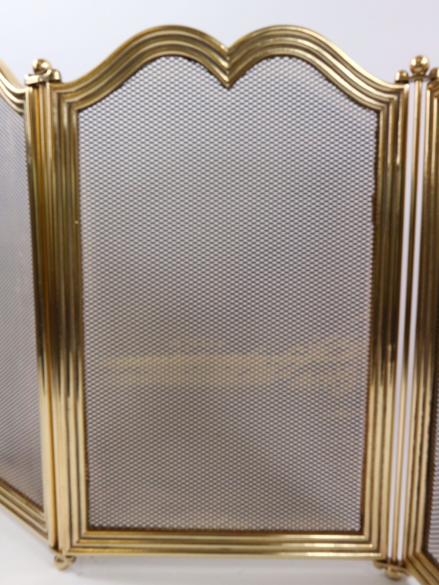 Firewall with four brass components with handles, made in Italy