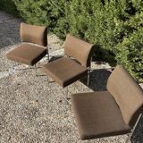 Set of 3 1960s armchairs