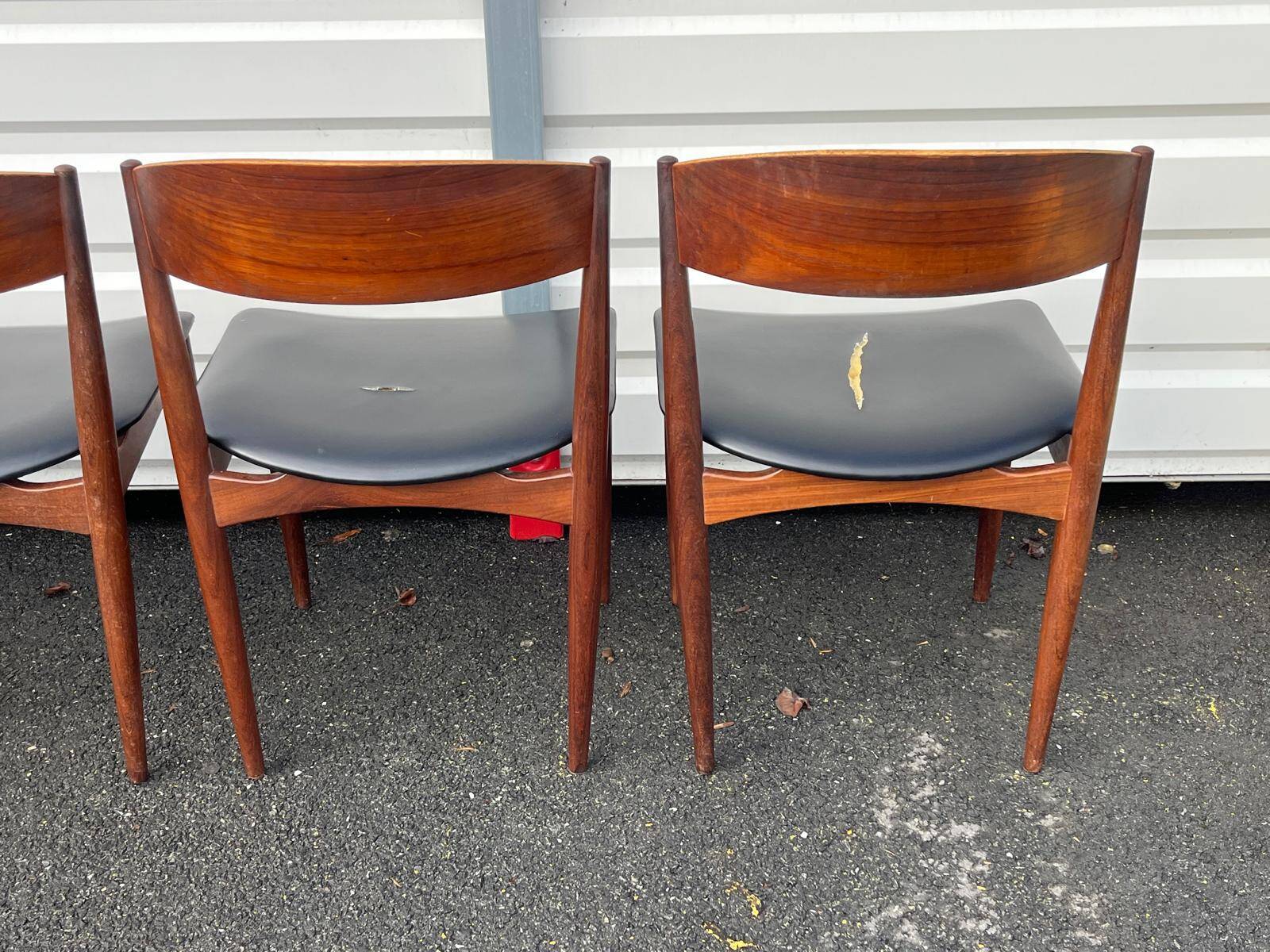 6 Chaises scandinaves JYDSK Møbelindustri