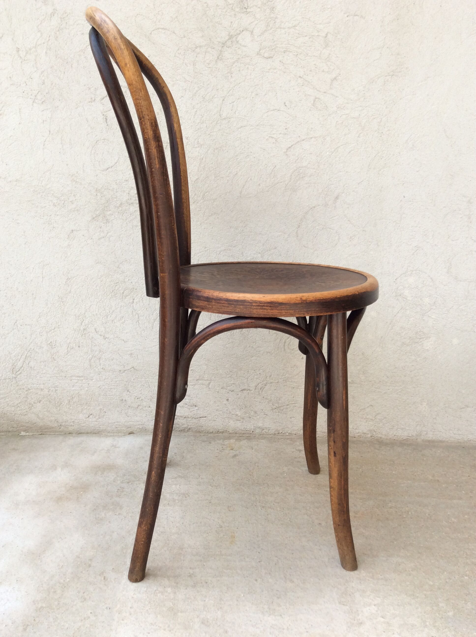 Chaise bistrot  Fischel bois courbé début XX