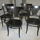 Set of 4 armchairs Bistro 1965