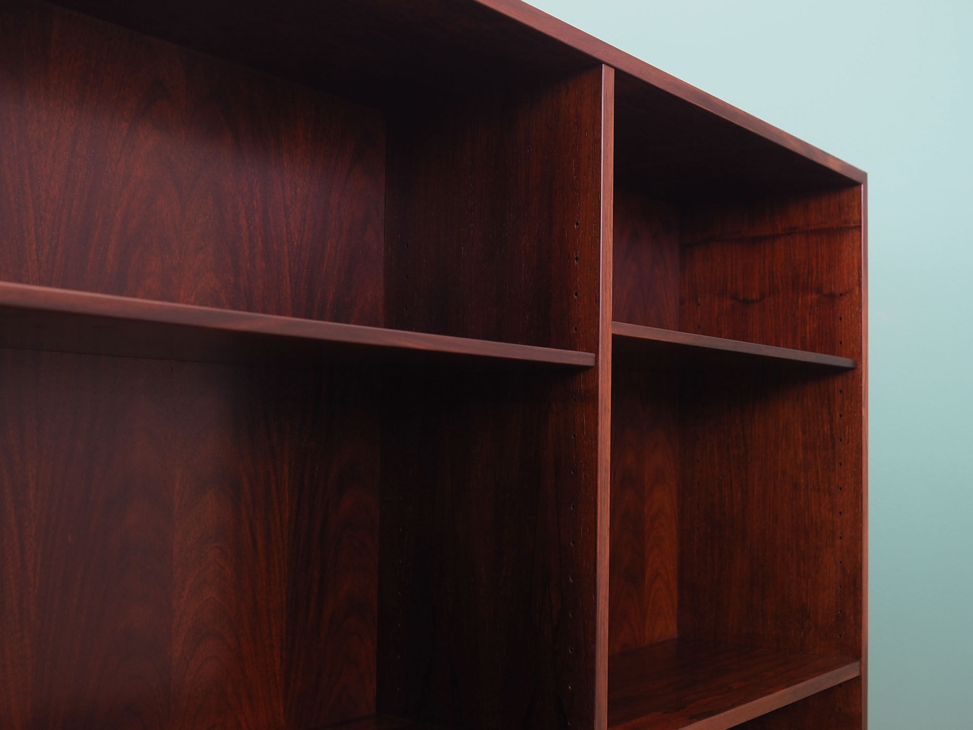 Rosewood bookcase, Danish design, 1960s, manufactured by Omann Jun
