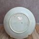 Antique majolica plate – Raised decoration of mauve hydrangeas – Art Nouveau