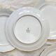 6 Small vintage plates in white and gold porcelain Winterling Bavaria