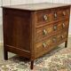 Louis XVI period chest of drawers in walnut, oak and fir, 18th century