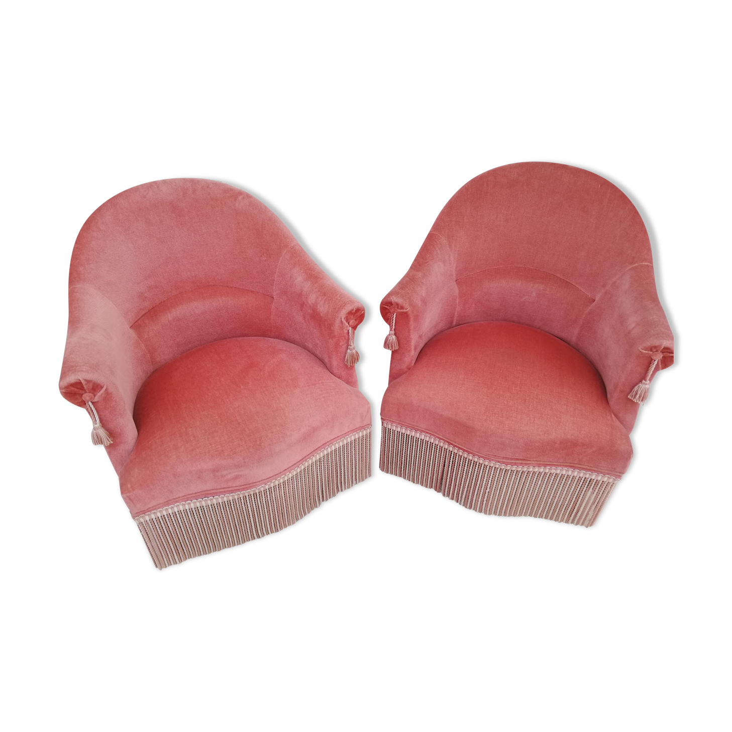 "Pair armchairs" Toad "