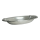Light silver metal bread basket
