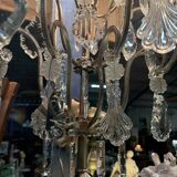 Bronze-colored wall light with 12 lights