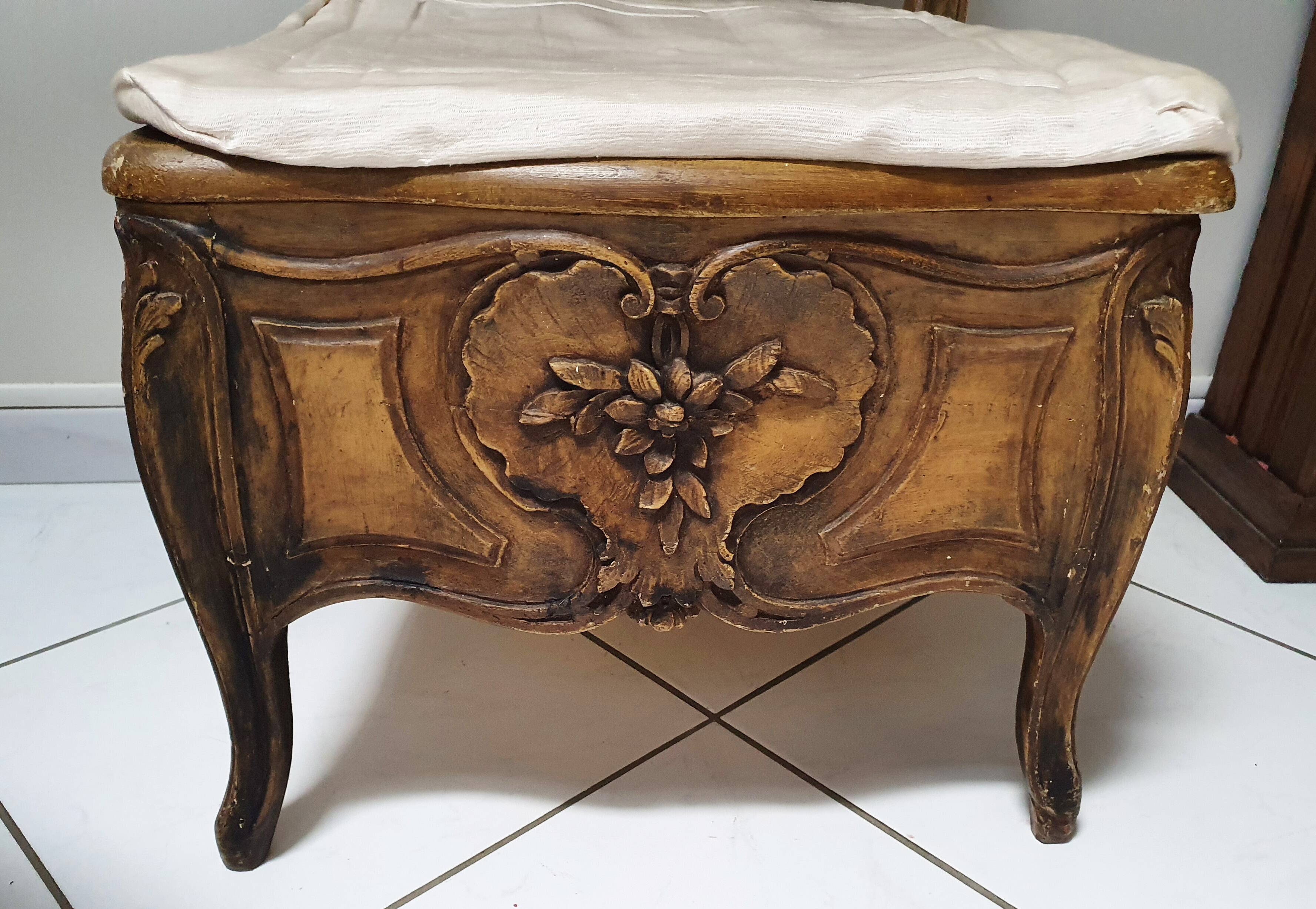 18th Century Louis XV Commode Chair