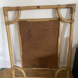Large rattan mirror