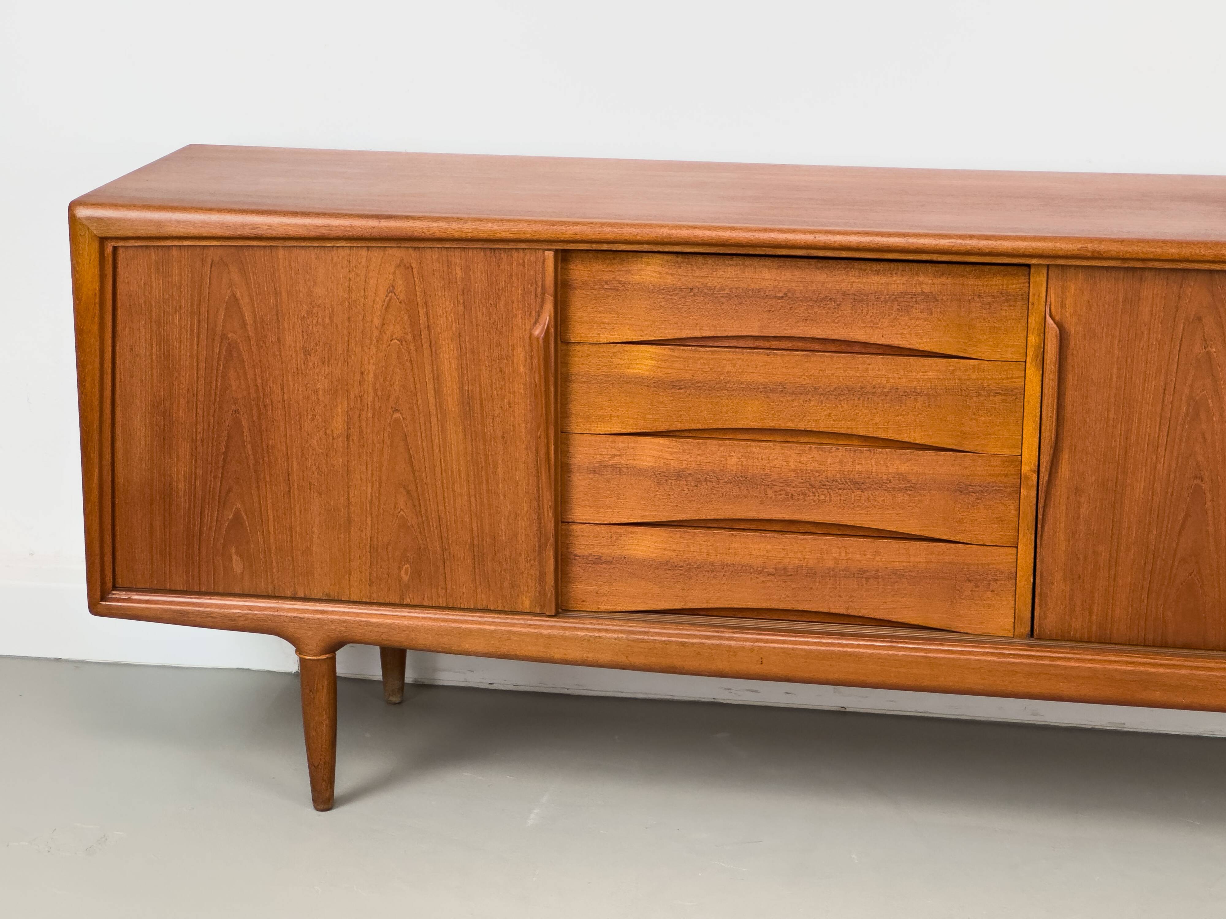 Danish teak sideboard by Axel Christensen / ACO Møbler, 1960s
