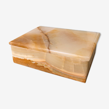 Rectangular marble box