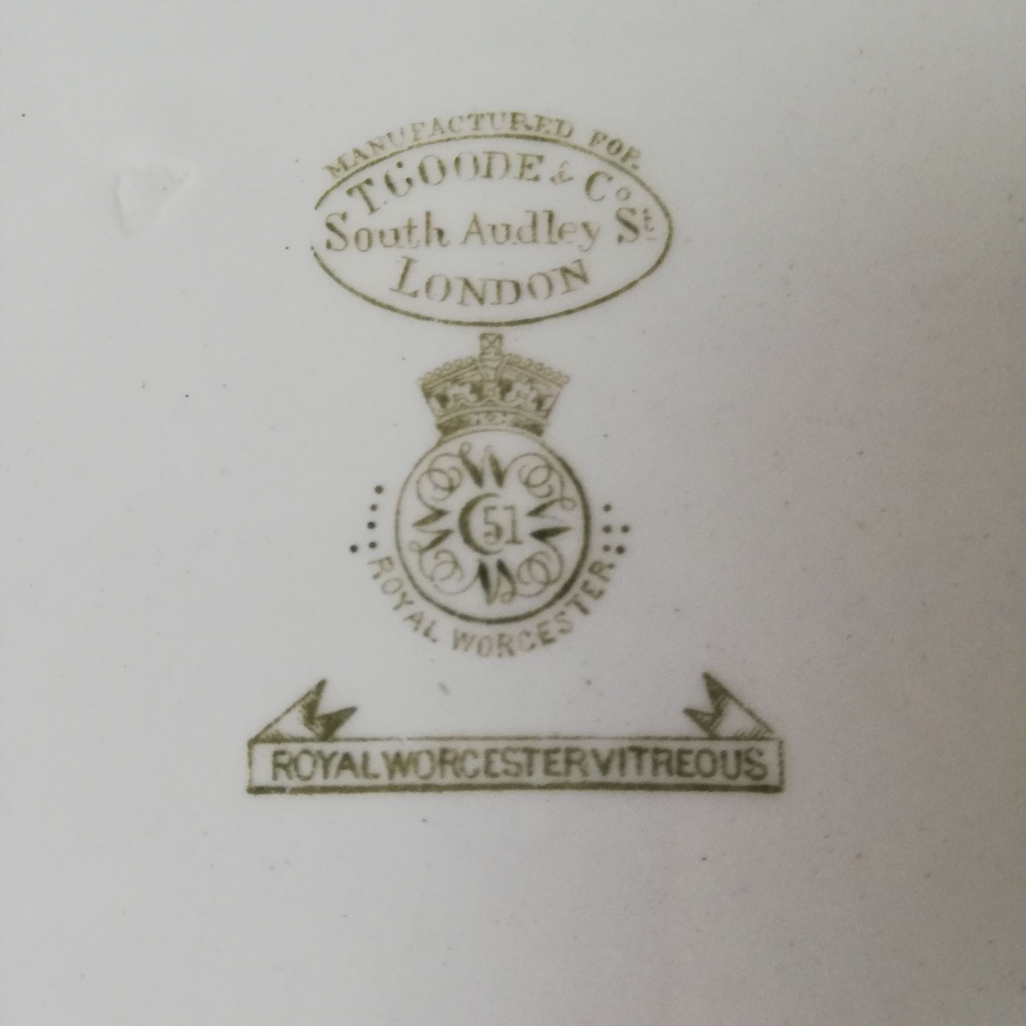 Royal Worcester plate