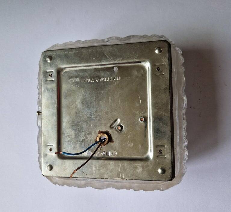 Midcentury Flush Mount, Wall or Ceiling Lamp, Limburg, Germany, 1970s