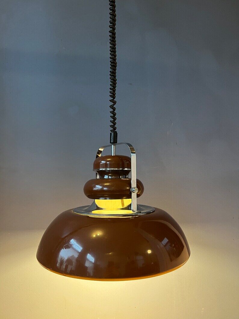 Vintage Anvia space age pendant lamp