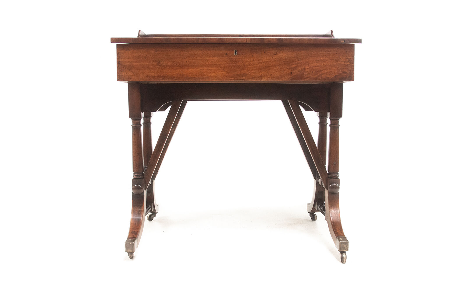 Antique 19th Century Irish Writing Clerks Desk