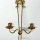Antique Pair of 2-Light Wall Lights - Gilt Bronze - Louis XVI Style Knot