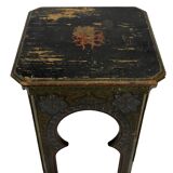 Antique hand-painted Moroccan Moorish Zouak side table