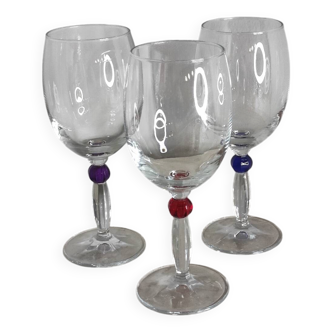 Faceted pearl glasses
