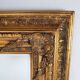 Mid Century Baroque Style gold framed mirror 1960s 94x124cm