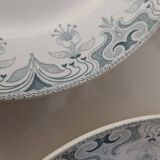 Earthenware plates L. Bourgeois Paris early 20th century