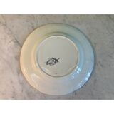 Georges Sand plate service Creil and Montereau 19th century. Strawberry barbotine.