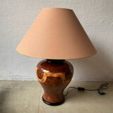 Lancel Paris ceramic living room lamp, 1980s / made in Italy