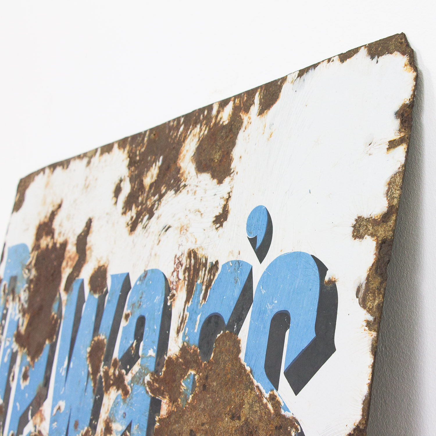 Enamel whiskey sign Dewar’s