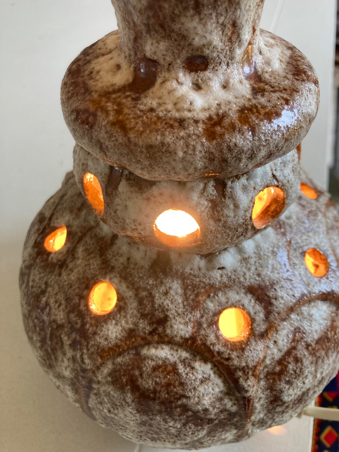 Table lamp 70 cm double lighting