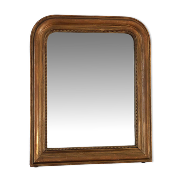 Grand miroir en bois doré de style Louis Philippe, France – fin du 19e siècle