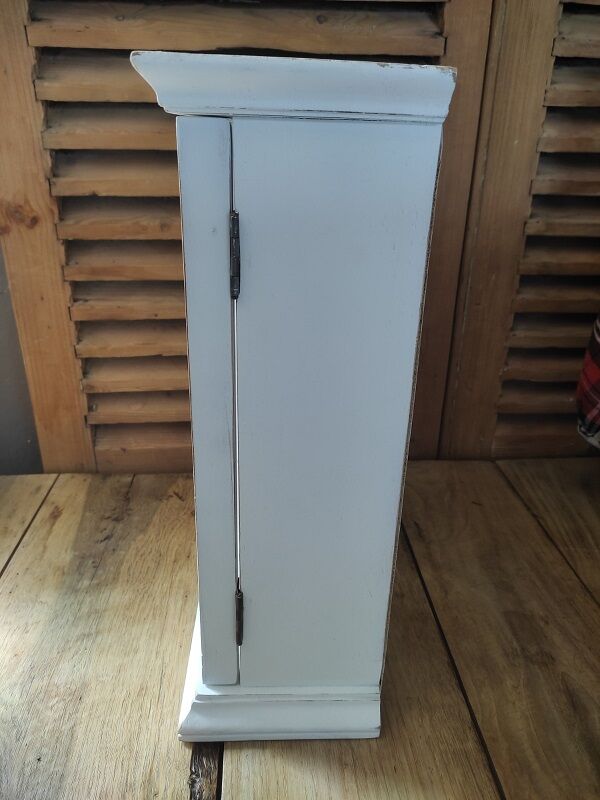 Glazed wood cabinet patinated wood dp 0522008