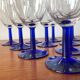 Vintage cobalt blue stemmed lenses