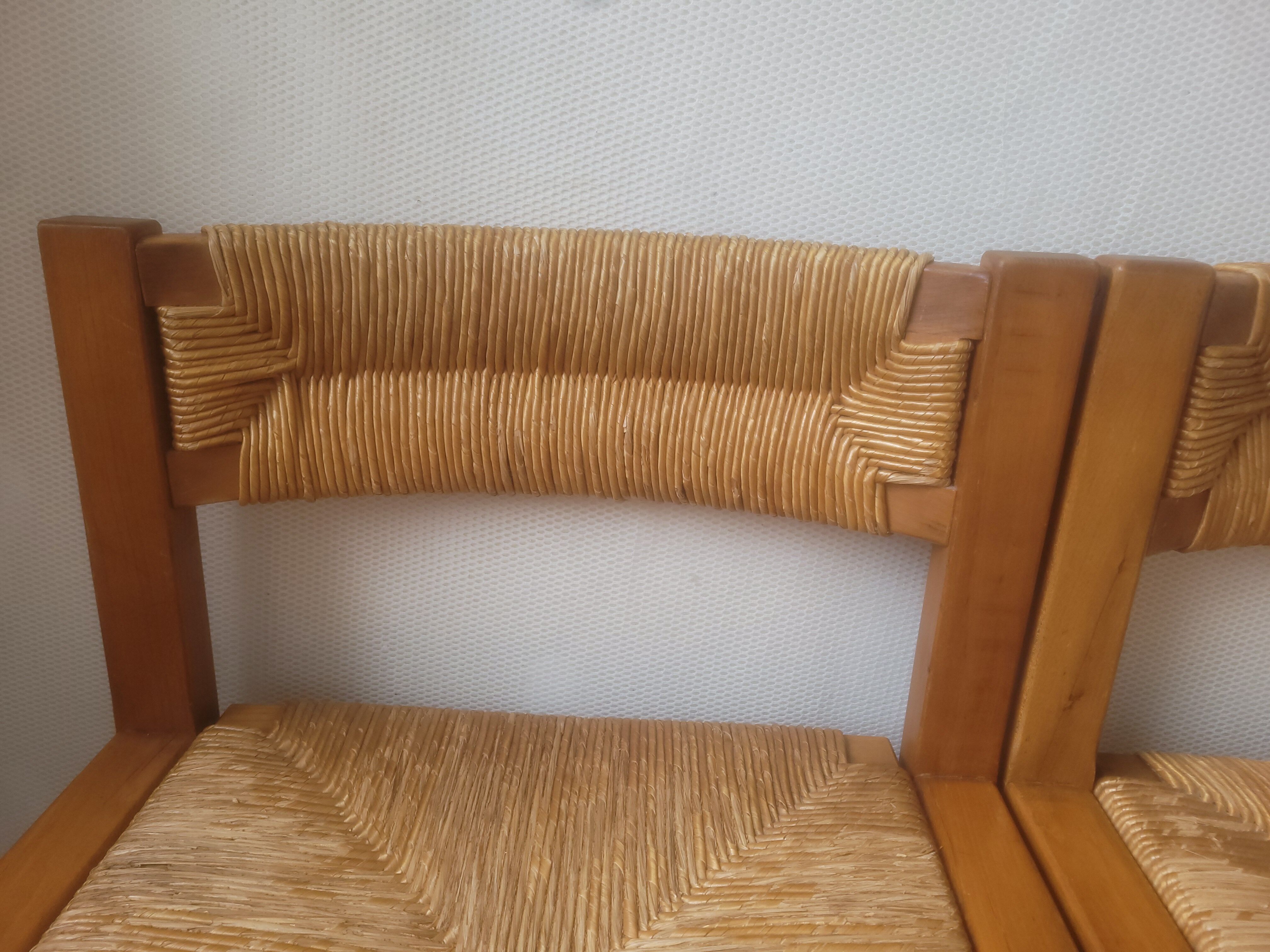 Series of 4 elm chairs and mulched back house revival