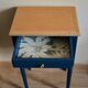 Table de chevet vintage luna — pièce unique