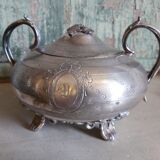Teapot and sugar bowl set from James Dixon & Sons from Shefield in silver plating