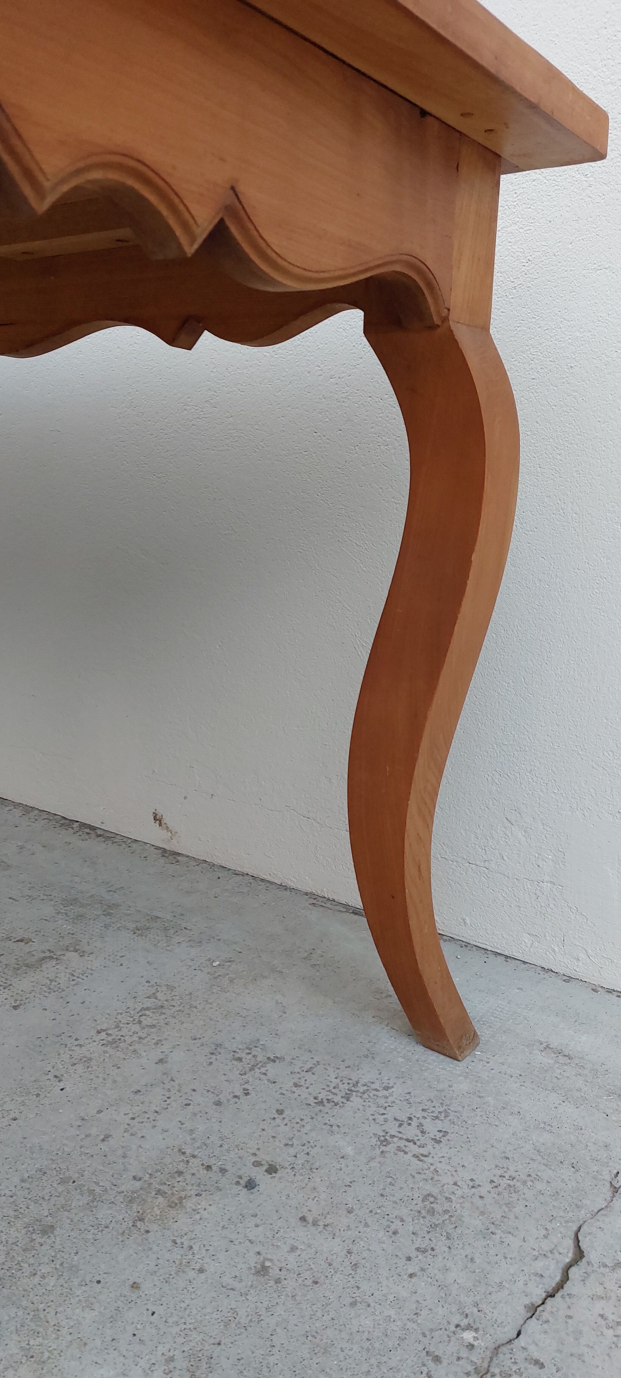 Louis XV style Farm Table in cherry wood