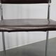 Ensemble de six fauteuils en cuir italien et chrome par Arper.